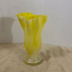 Blown glass vase